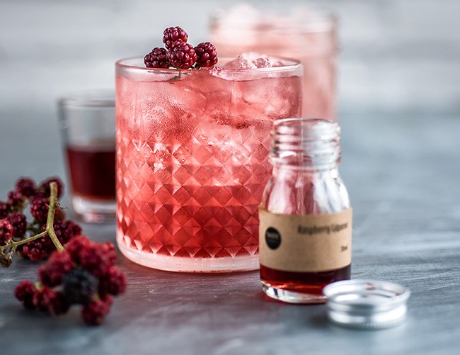 Classic Bramble gin cocktail